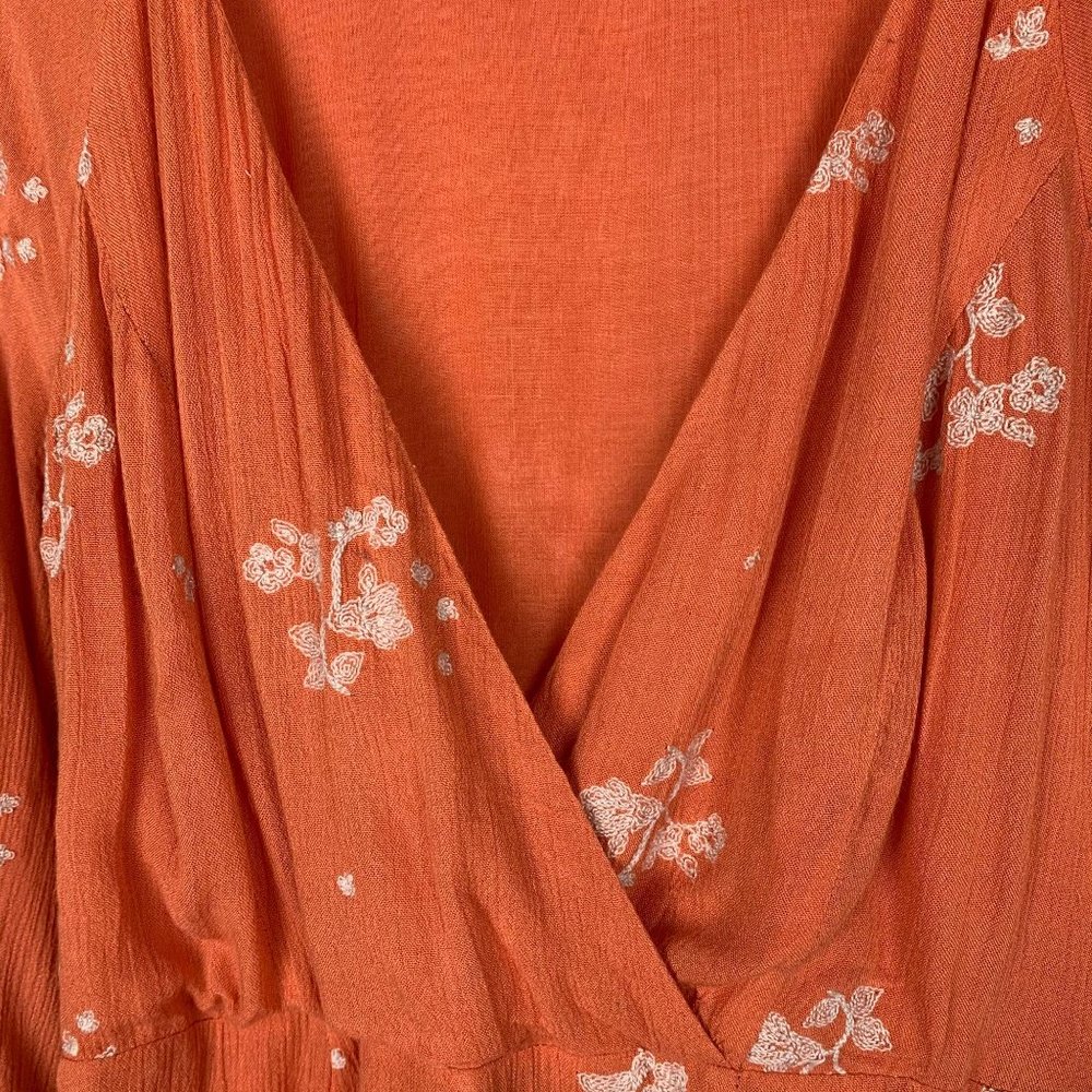 Free People Jasmine Embroidered Bell Sleeve Mini - Picture 5 of 8